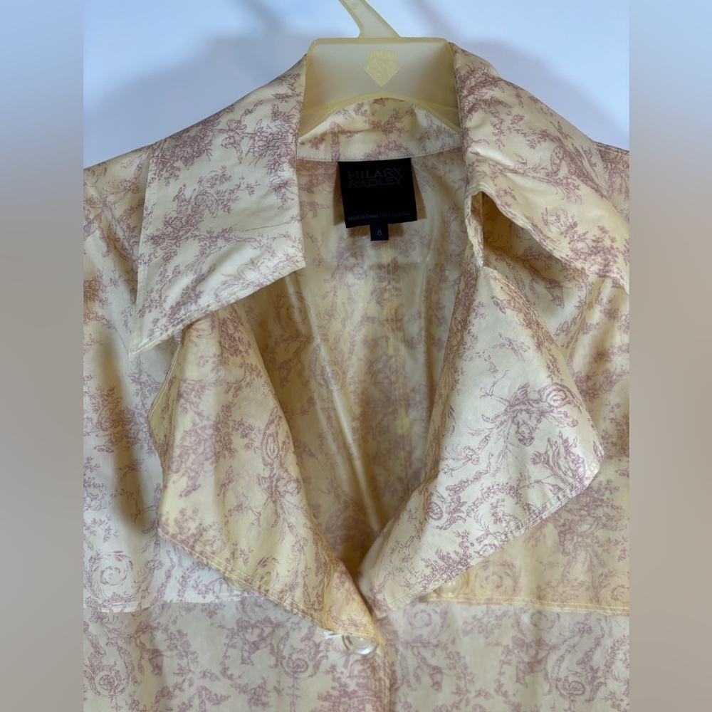 Hilary Radley Women’s RainCoat Coat Jacket Size 8 Used